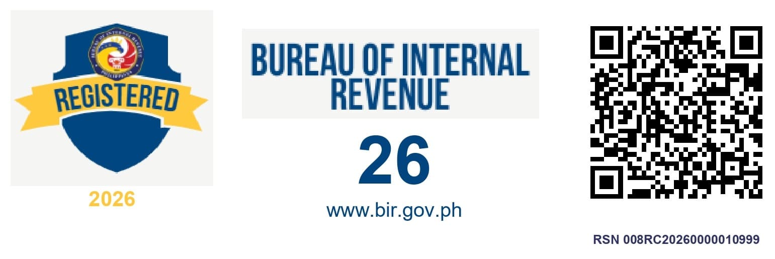 BIR Certificate of Registration seal
